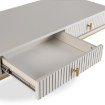 Mebel Elite Туалетний столик Marcos Кашмір/Золотий, рифлений, W.MAGGIORE/MA07/KASZ/N.ZL/U.ZL/B - Home Club, зображення 5