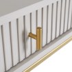 Mebel Elite Туалетний столик Marcos Кашмір/Золотий, рифлений, W.MAGGIORE/MA07/KASZ/N.ZL/U.ZL/B - Home Club, зображення 7