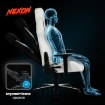Mebel Elite Ігрове обертове крісло Nexon, біле, ME.FURY/B/E/T/FO - Home Club, зображення 4