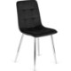Mebel Elite Стул Cesar, черный, велюровый, ME.CESAR/CZ/V/K - Home Club