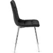 Mebel Elite Стул Cesar, черный, велюровый, ME.CESAR/CZ/V/K - Home Club, изображение 3
