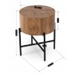 Mebel Elite Столик Ceves «Дуб», ME.CEVES/D/L - Home Club, изображение 5
