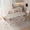 Mebel Elite Стол Dorian, раскладной, 80–160 см, цвет «Кашмир», ME.DORIAN/KASZ/S - Home Club, изображение 4