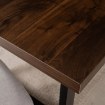 Mebel Elite Раздвижной стол Edwin 160–260 см, орех/чёрный, ME.EDWIN/O/S - Home Club, изображение 4