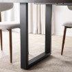Mebel Elite Раздвижной стол Edwin 160–260 см, орех/чёрный, ME.EDWIN/O/S - Home Club, изображение 5