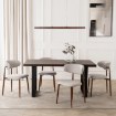 Mebel Elite Раздвижной стол Edwin 160–260 см, орех/чёрный, ME.EDWIN/O/S - Home Club, изображение 6