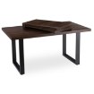Mebel Elite Раздвижной стол Edwin 160–260 см, орех/чёрный, ME.EDWIN/O/S - Home Club, изображение 7