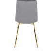 Mebel Elite Стул York, серый, велюровый, ME.YORK/P/ZL/V/K - Home Club, изображение 5