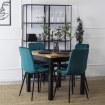 Mebel Elite Стілець Peru, бірюзовий, велюровий, ME.PERU/T/V/K - Home Club, зображення 3