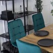 Mebel Elite Стілець Peru, бірюзовий, велюровий, ME.PERU/T/V/K - Home Club, зображення 5