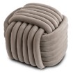 Mebel Elite Плетеный пуф Magma, бежевый, велюровый, ME.MAGMA/BZ/V/PUF - Home Club, изображение 3