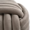 Mebel Elite Плетеный пуф Magma, бежевый, велюровый, ME.MAGMA/BZ/V/PUF - Home Club, изображение 5