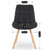 Mebel Elite Стілець Kathy, чорний, ME.KATHY/CZ/D/T/K - Home Club, зображення 6