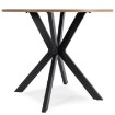 Mebel Elite Стіл Lauren 90 см, дуб золотистий/чорний, ME.LAUREN/D/CZ/S90 - Home Club, зображення 4
