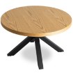 Mebel Elite Столик Lincoln «Золотой дуб»/«Черный», ME.LINCOLN/D/CZ/L - Home Club, изображение 4