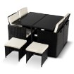 Mebel Elite Комплект садових меблів Bonito, чорний/кремовий, ME.BONITO/CZ/RT/OGR/ZES - Home Club, зображення 4