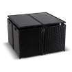 Mebel Elite Комплект садових меблів Bonito, чорний/кремовий, ME.BONITO/CZ/RT/OGR/ZES - Home Club, зображення 5