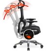 Mebel Elite Вращающееся кресло Royal, эргономичное, чёрного цвета, ME.ROYAL/CZ/T/FO - Home Club, изображение 15