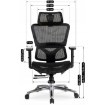 Mebel Elite Вращающееся кресло Royal, эргономичное, чёрного цвета, ME.ROYAL/CZ/T/FO - Home Club, изображение 16