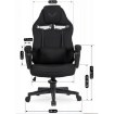 Mebel Elite Ігрове обертове крісло Vidal, чорне, ME.VIDAL/CZ/T/FO - Home Club, зображення 7