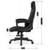 Mebel Elite Ігрове обертове крісло Vidal, чорне, ME.VIDAL/CZ/T/FO - Home Club, зображення 8