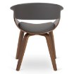 Mebel Elite Стул Gary из экокожи, серый/орех, ME.GARY/P/O/DG/E/K - Home Club, изображение 3