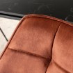 Mebel Elite Обертове крісло Luna рудого кольору з велюру, ME.LUNA/RD/V/K - Home Club, зображення 5