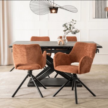 Mebel Elite Стул Flav Rude, ME.FLAV/RD/CZ/TB/K - Home Club