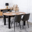 Mebel Elite Стул Chris, серый, велюровый, ME.CHRIS/P/CZ/V/K - Home Club, изображение 3
