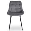 Mebel Elite Стул Chris, серый, велюровый, ME.CHRIS/P/CZ/V/K - Home Club, изображение 6
