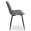 Mebel Elite Стул Chris, серый, велюровый, ME.CHRIS/P/CZ/V/K - Home Club, изображение 7