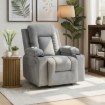 Mebel Elite Розкладне крісло з функцією масажу Box 2, темно-сіре, ME.BOX2/CP/T/FW - Home Club, зображення 2