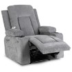 Mebel Elite Розкладне крісло з функцією масажу Box 2, темно-сіре, ME.BOX2/CP/T/FW - Home Club, зображення 3