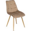 Mebel Elite Стул Rodri, бежевый, велюровый, ME.RODRI/BZ/D/V/K - Home Club