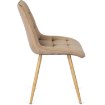 Mebel Elite Стул Rodri, бежевый, велюровый, ME.RODRI/BZ/D/V/K - Home Club, изображение 4
