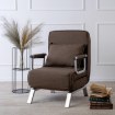 Mebel Elite Раскладной кресло Bart, коричневый, ME.BART/BR/T/FW - Home Club, изображение 2