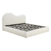 Mebel Elite Кровать 180x200 Talinn с ящиком для вещей, кремового цвета, из ткани букле, ME.TALINN/180/KR/TB/LOZZPOJ - Home Club