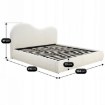 Mebel Elite Кровать 180x200 Talinn с ящиком для вещей, кремового цвета, из ткани букле, ME.TALINN/180/KR/TB/LOZZPOJ - Home Club, изображение 4