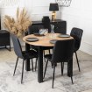 Mebel Elite Стул Dalvin, чёрный, экокожа, ME.DALVIN/CZ/E/K - Home Club, изображение 3