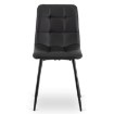 Mebel Elite Стул Dalvin, чёрный, экокожа, ME.DALVIN/CZ/E/K - Home Club, изображение 6
