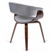 Mebel Elite Стул Gary, велюровый, серый/орех, ME.GARY/P/O/DG/V/K - Home Club, изображение 4