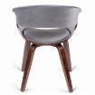 Mebel Elite Стул Gary, велюровый, серый/орех, ME.GARY/P/O/DG/V/K - Home Club, изображение 5
