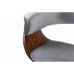 Mebel Elite Стул Gary, велюровый, серый/орех, ME.GARY/P/O/DG/V/K - Home Club, изображение 7