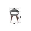 Mebel Elite Стул Gary, велюровый, серый/орех, ME.GARY/P/O/DG/V/K - Home Club, изображение 10