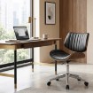 Mebel Elite Вращающееся кресло Teksas, чёрный, искусственная кожа, ME.TEKSAS/CZ/DG/E/FO - Home Club, изображение 2