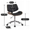 Mebel Elite Вращающееся кресло Teksas, чёрный, искусственная кожа, ME.TEKSAS/CZ/DG/E/FO - Home Club, изображение 7