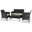 Mebel Elite Комплект садовой мебели Missisipi, чёрный/бежевый, ME.MISSISIPI/CZ/RT/OGR/ZES - Home Club, изображение 2