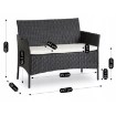 Mebel Elite Комплект садовой мебели Missisipi, чёрный/бежевый, ME.MISSISIPI/CZ/RT/OGR/ZES - Home Club, изображение 11