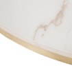Mebel Elite Кавовий столик Venice, білий мармур/золотий, ME.VENICE/BM/ZL/L - Home Club, зображення 5