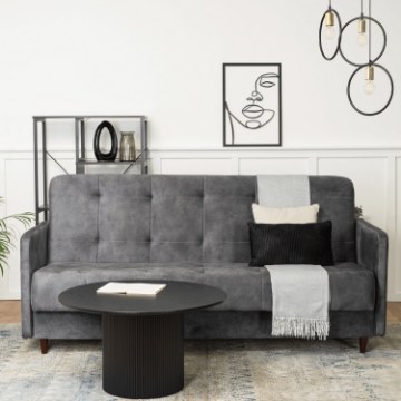 Mebel Elite Комплект із 2 розкладних диванів Tivoli, сірий, PPHUE.MATTEO/SALLY9/Z2/WER - Home Club